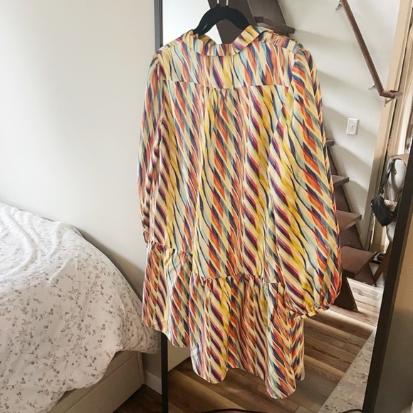 SALONI Jas Dress In Sherbet Oblique Print US 8 NWT - Picture 9 of 12